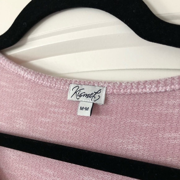 Kismet Heathered Pink Sweater, Size M - Picture 2 of 4